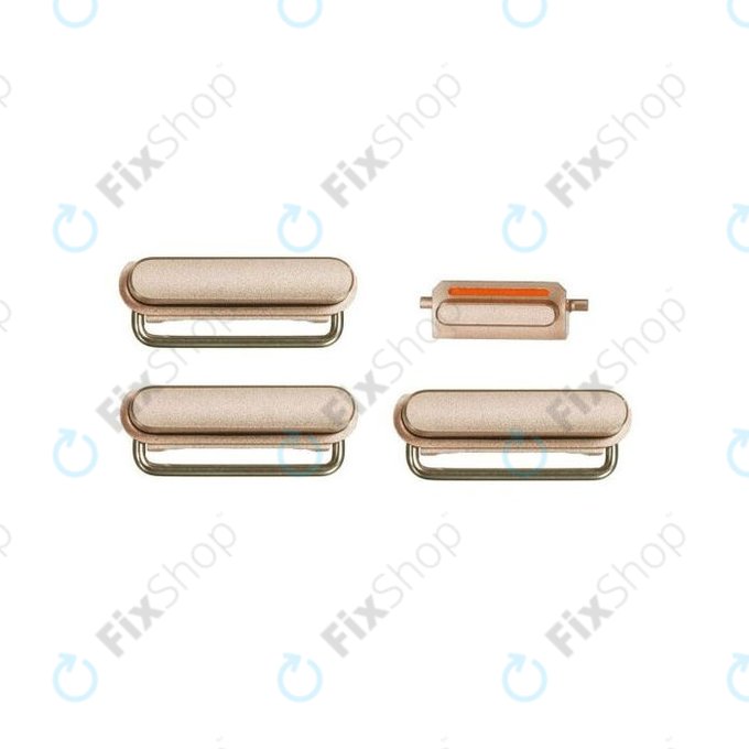 Set pulsanti laterali accensione, volume e silenzioso per iPhone 6 Plus, Gold