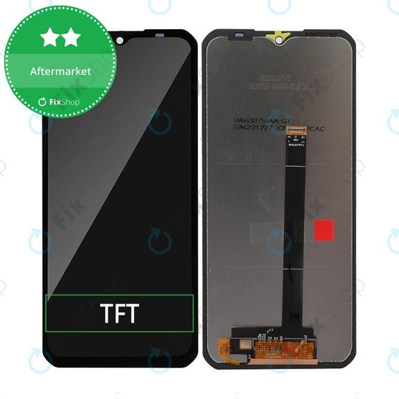 Schermo LCD per Oukitel WP33 Pro, Vetro touch senza cornice