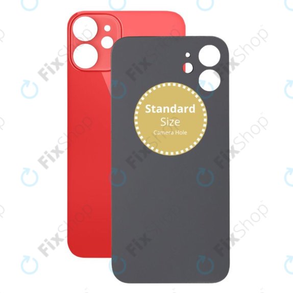 Vetro scocca posteriore per iPhone 12 Mini, Red