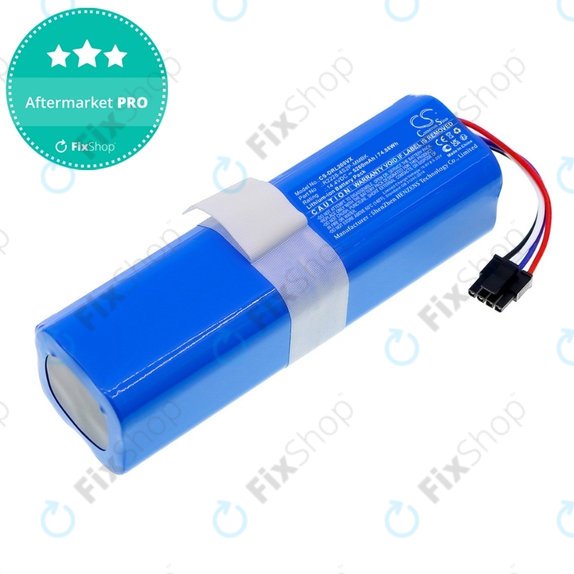 Batteria per Xiaomi Dreame Bot L10s Ultra Gen2, P2150-4S2P-KLYEV, R2228-4S2P-mmBK, Li-Ion, 5200mAh, 14.4V, HQ