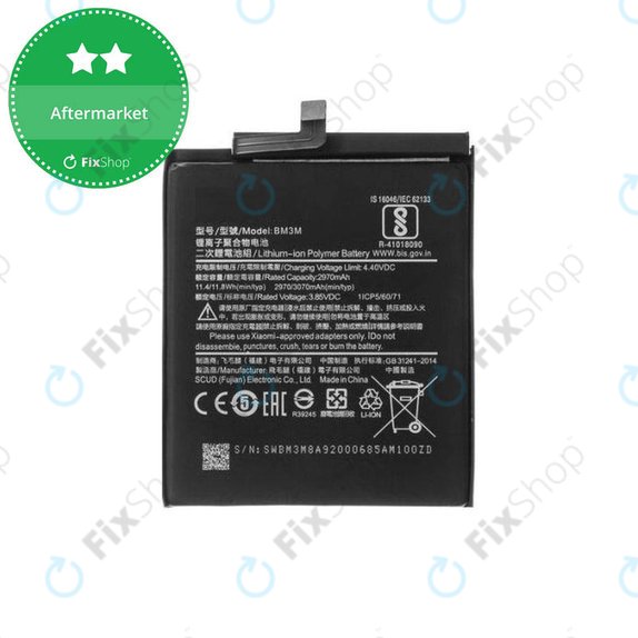 Batteria per Xiaomi Mi 9 SE, BM3M, 3070mAh