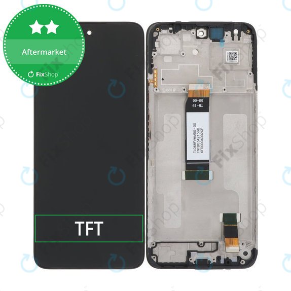 Schermo per Xiaomi Redmi 13 24049RN28L, Black, Vetro touch con cornice