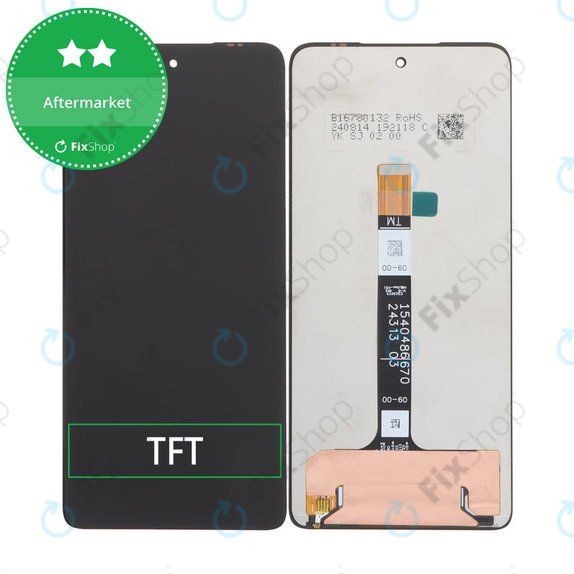 Schermo LCD per MotGoldla Moto G75 5G XT2437-2, Vetro touch senza cornice