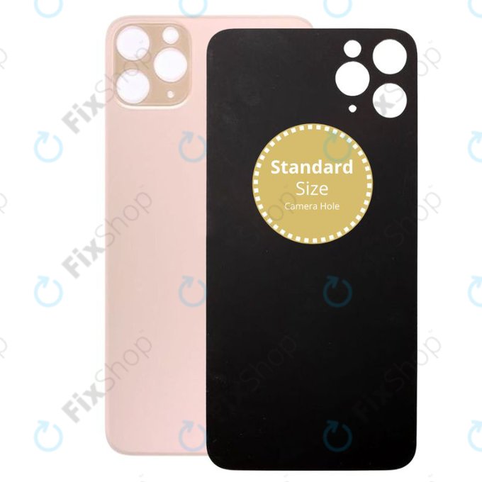 Vetro scocca posteriore per iPhone 11 Pro Max, Gold