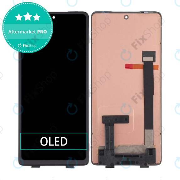 Schermo OLED per MotGoldla Edge 20, 20 Pro, 30 Pro, X30, Edge+ 5G UW, Vetro touch senza cornice