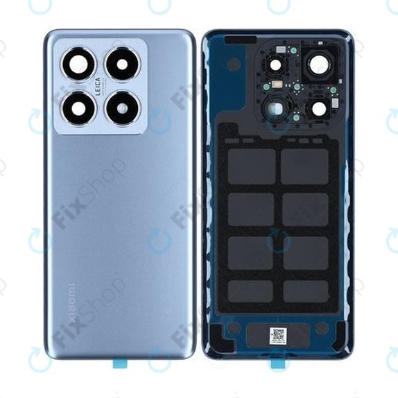 Cover batteria per Xiaomi 14T Pro, Titan Blue, 56002000N1200, Genuine Service Pack