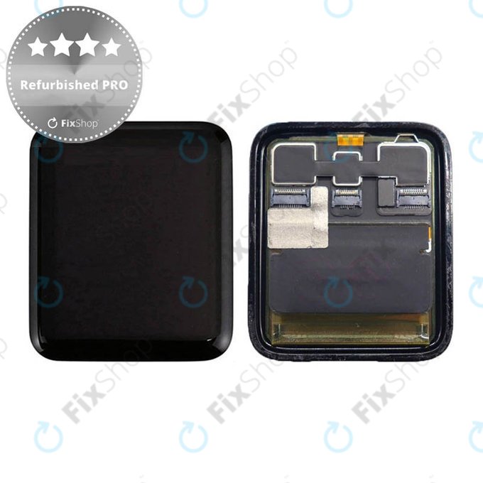 Schermo LCD per Apple Watch 2 42mm, Vetro touch senza cornice, Refurbished PRO