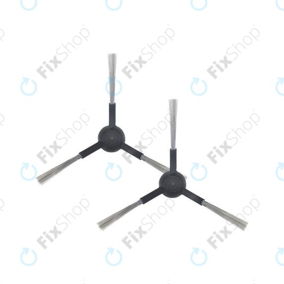 Spazzola laterale Black 2 pz per Xiaomi Viomi S9, Lydsto R1, Proscenic M7 Pro, M8 Pro