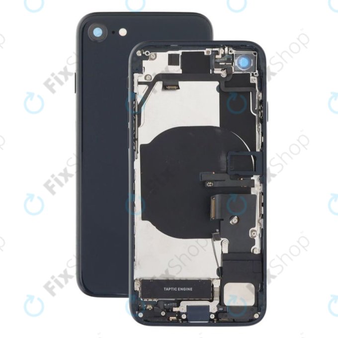 Scocca posteriore per iPhone SE 3rd Gen 2022, Midnight