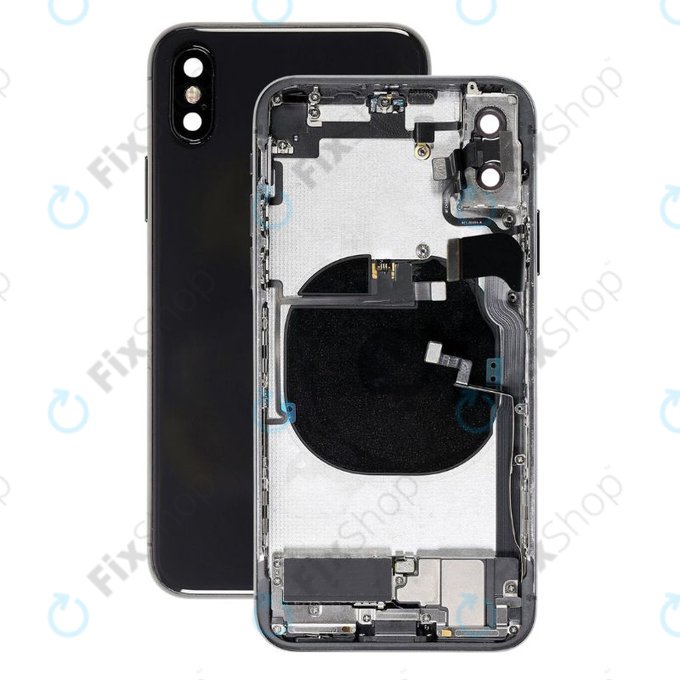 Scocca posteriore con piccoli componenti per iPhone XS, Space Gray