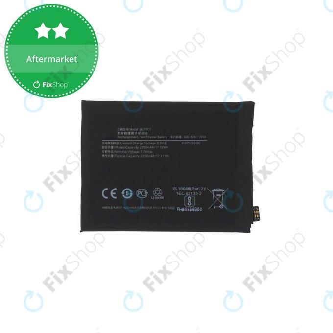 Batteria per OnePlus 8T, BLP801, 4500mAh