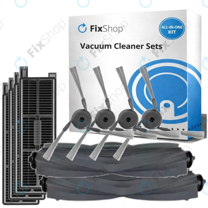 Set di ricambi per Dreame Mova Z50 Ultra, Z5, Z5 Pro (2x spazzola principale, 4x filtro, 4x spazzola laterale)