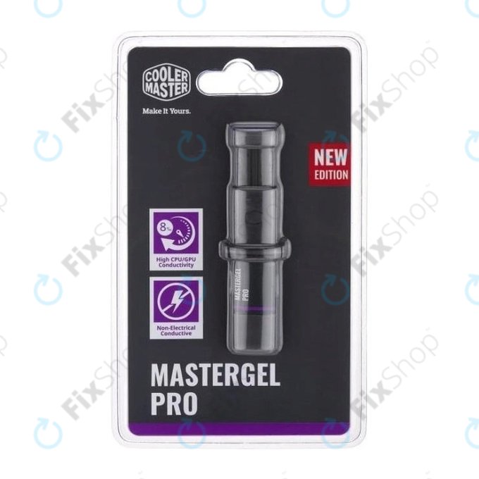 Pasta termica MasterGel Pro V2 per CPU, 4g, Grigia