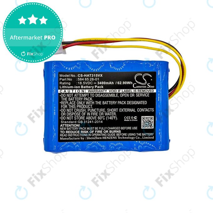 Batteria per Gardena Mahroboter Sileno, Sileno+, Sileno City 250, R100Li-seriess, 3400mAh, HQ